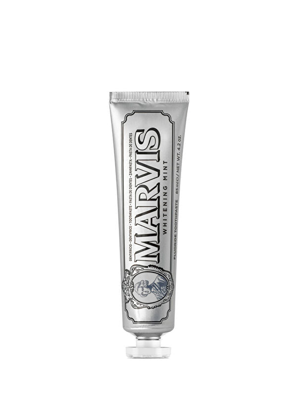 Marvis Whitening Mint Diş Macunu 85 ml – Doğal Beyazlık ve Uzun Süre Ferahlık