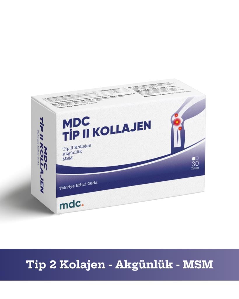 MDC Tip 2 Kolajen 30 Tablet (TİP 2 KOLAJEN, MSM, AKGÜNLÜK)