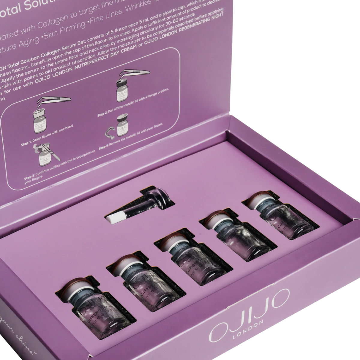 Ojijo London Yaşlanma Karşıtı Canlandırıcı Gözenek Sıkılaştırıcı Kolajen Cilt Bakım Serumu 25 Ml