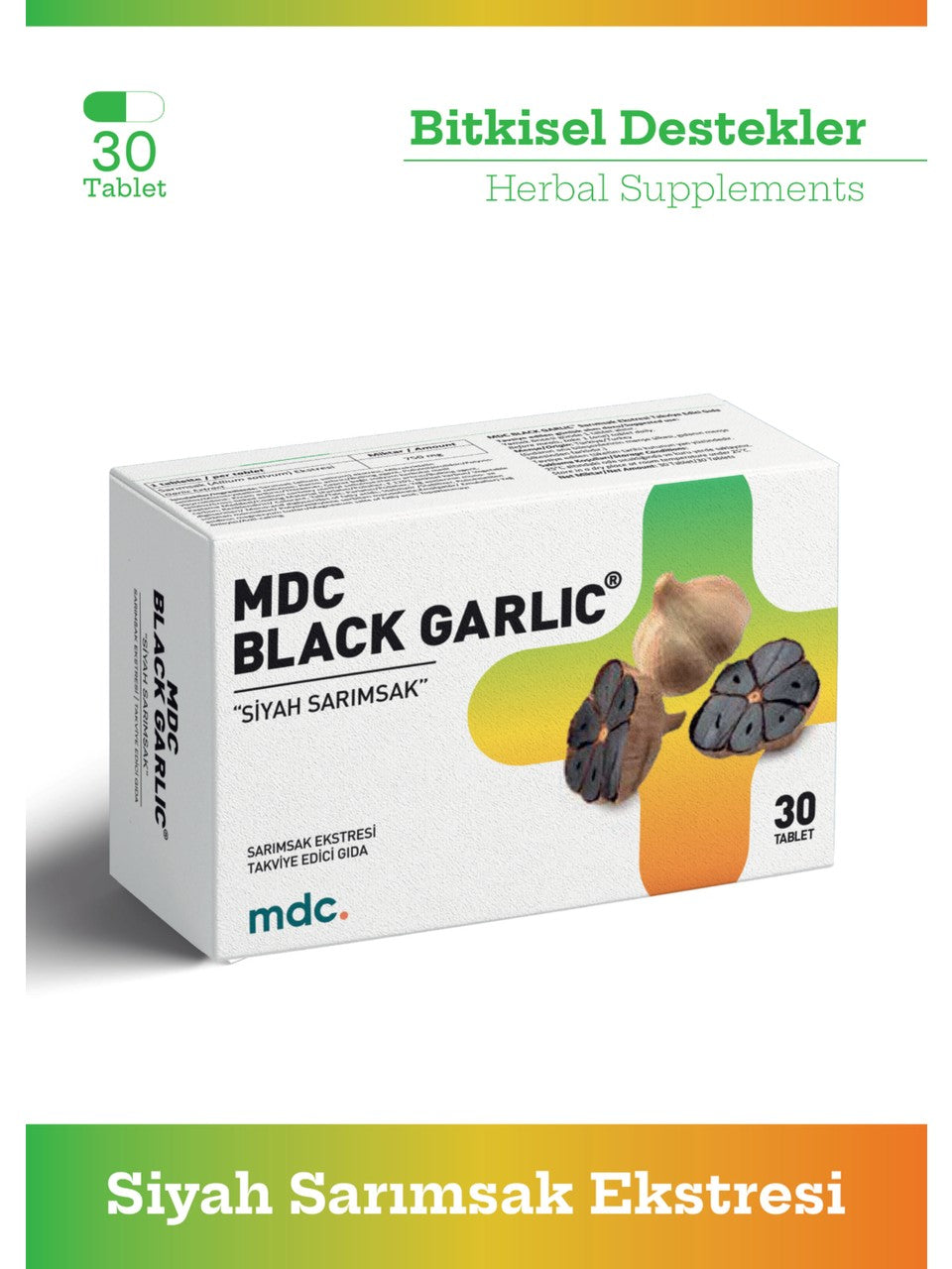 MDC Black Garlic (SİYAH SARIMSAK) 30 Tablet