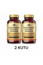 SOLGAR  Magnesium Citrate Powder x 2 Lİ PAKET