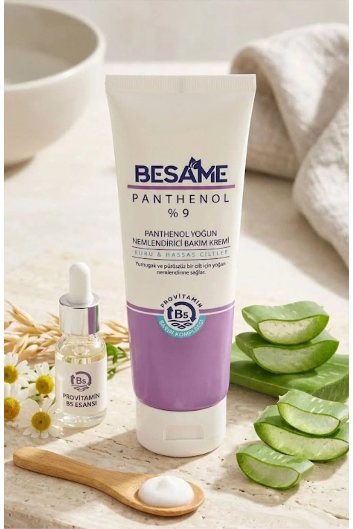 Besame Cosmetic Besame Panthenol Cilt Bariyeri Güçlendirici Yoğun Nemlendirici Yüz ve Vücut Kremi 200 ml