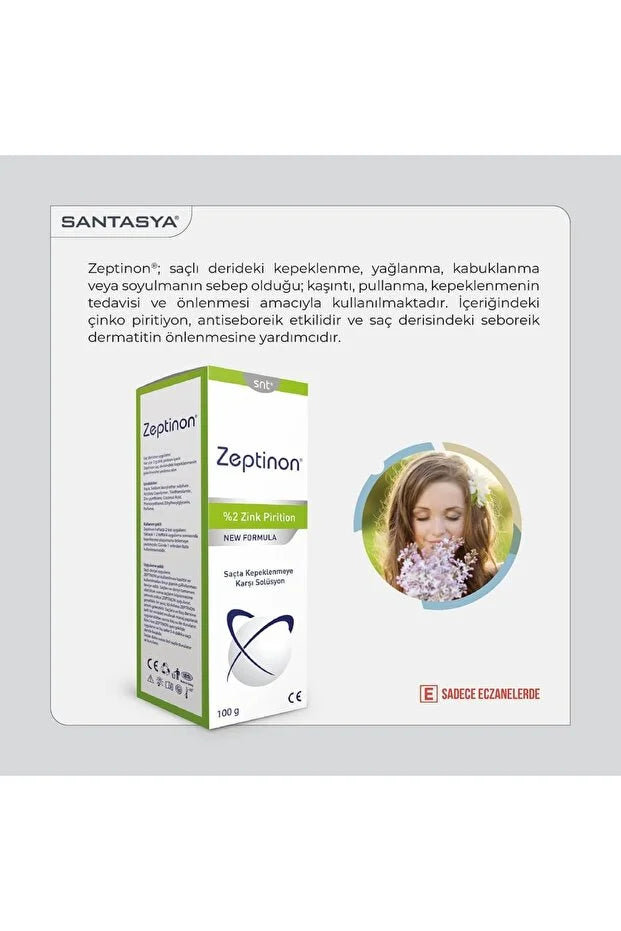 Zeptinon Saçta Kepeklenmeye Karşı Solüsyon 100 ml 10 Lu Paket