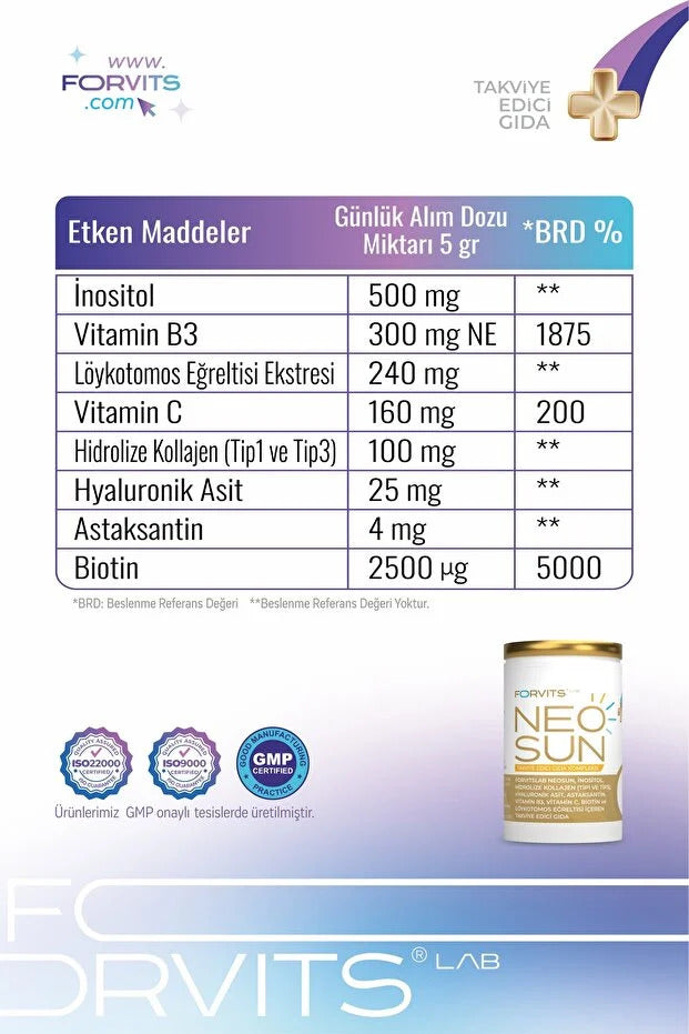 FORVİTS LAB  NEOSUN