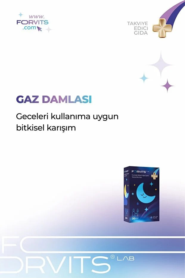 FORVİTS LAB GAZ DAMLASI ( 20 ml - 400 Damla )