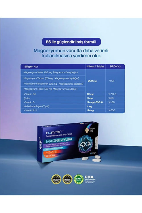 FORVİTS LAB  MAGNEZYUM+