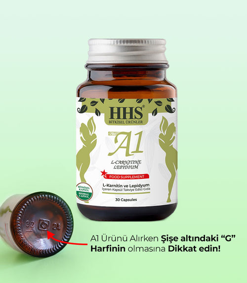 HHS NEW A1 L-Carntine Lepdium 30 Kapsül şişe
