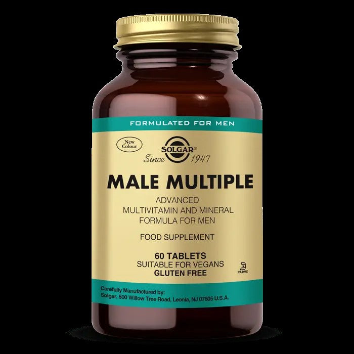 SOLGAR Male Multiple Male Multiple Erkekler için Multivitamin & Mineral 60 TABLET