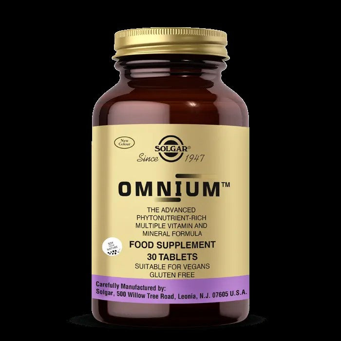 SOLGAR Omnium™  30 Tablet Vitamin-Mineral & Fitobesin Kompleksi (Kopya)