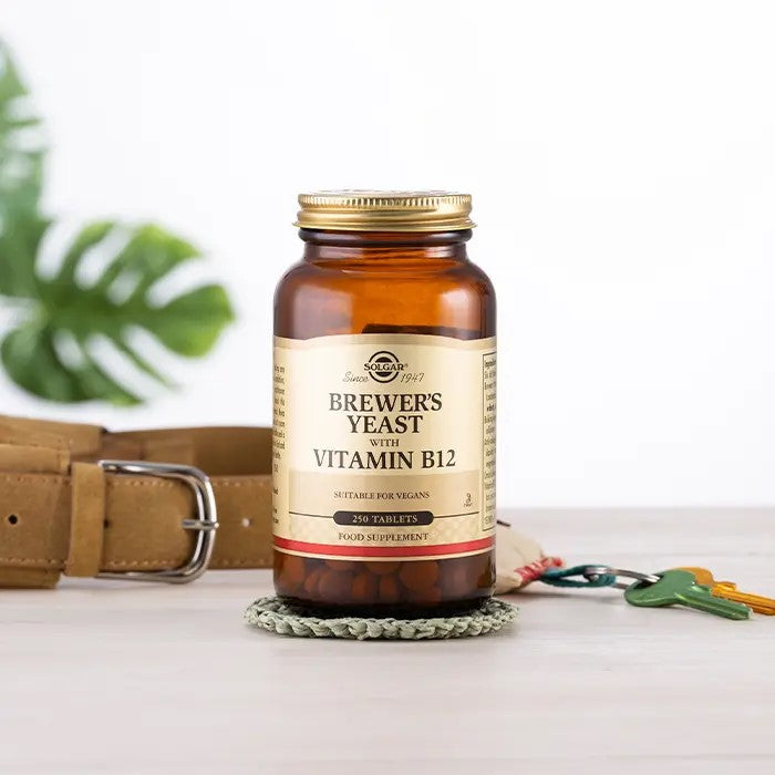SOLGAR Brewer’s Yeast with Vitamin B12 Bira Mayası ve Vitamin B12