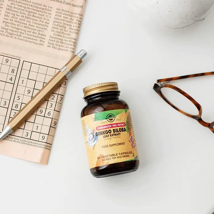 SOLGAR Ginkgo Biloba Leaf Extract 60 Kapsül Standardize Ginkgo Biloba Yaprak Ekstresi
