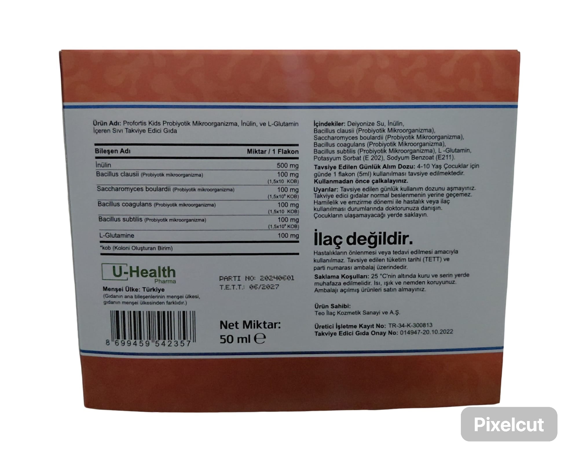 U-Health Profortis Probıotıc&prebıotıc Kids Synbıotıc 10 Flakon