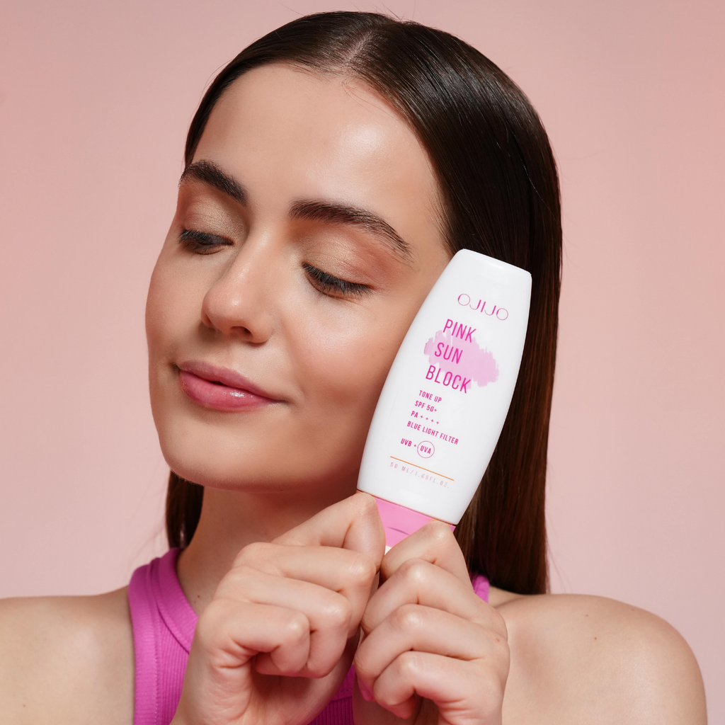 Ojijo London Pink Sun Block Ton Eşitleyici Pembe Güneş Kremi SPF 50+, 50ml