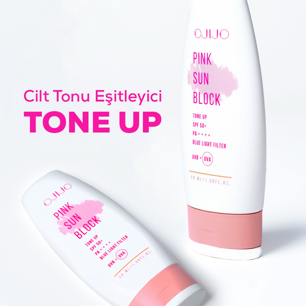 Ojijo London Pink Sun Block Ton Eşitleyici Pembe Güneş Kremi SPF 50+, 50ml