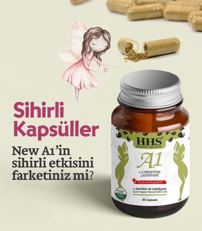 HHS NEW A1 L-Carntine Lepdium 30 Kapsül x 2  ADET