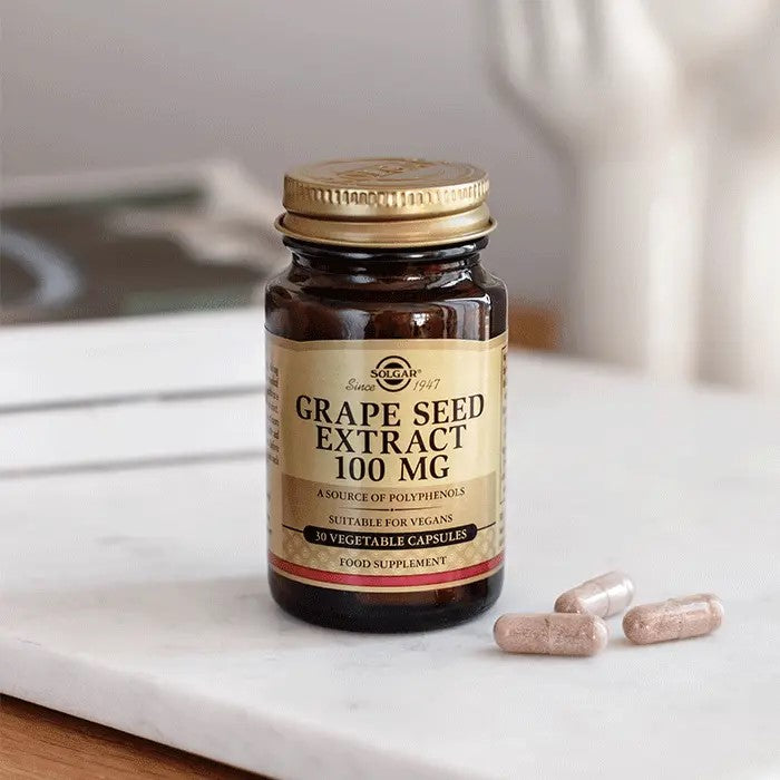 SOLGAR Grape Seed Extract 100 mg 30 KAPSÜL Üzüm Çekirdeği Ekstresi 100 mg