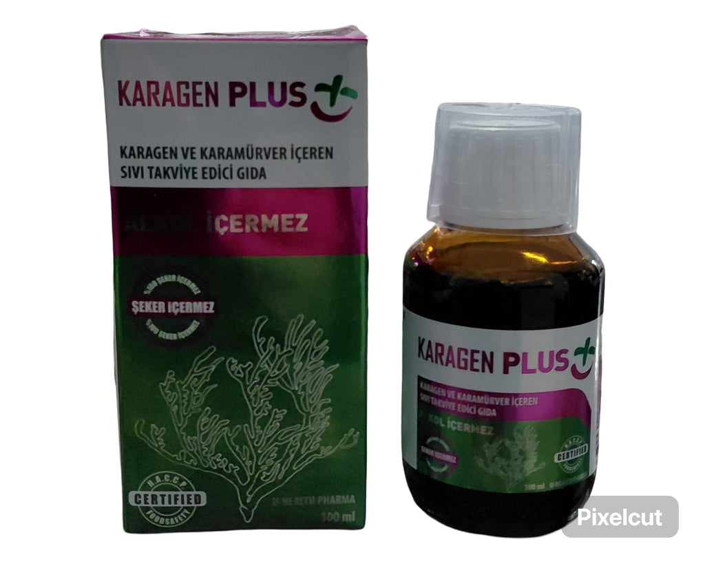 U-Healt Pharma  KARAGEN PLUS ORAL SIVI CAM ŞİŞE, KARAGEN VE KARAMÜRVER İÇEREN TAKVİYE EDİCİ GIDA 100ml şişe