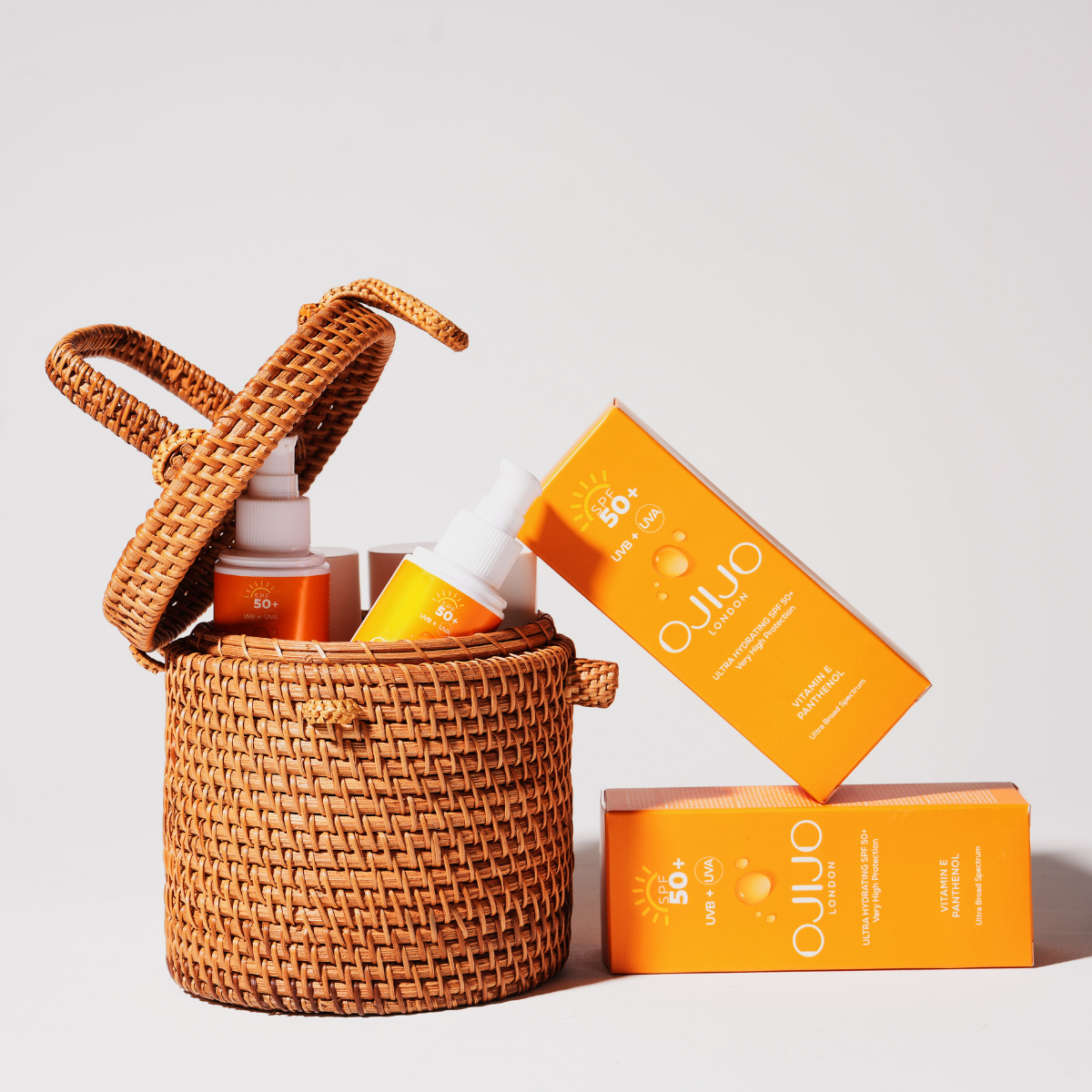 OJIJO LONDON Spf50 Yüksek Faktörlü Güneş Koruyucu Yüz Ve Vücut Güneş Kremi 100 ml