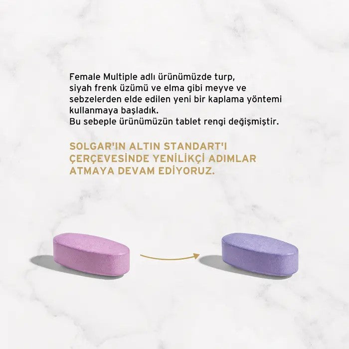 SOLGAR Female Multiple Female Multiple Kadınlar için Multivitamin & Mineral