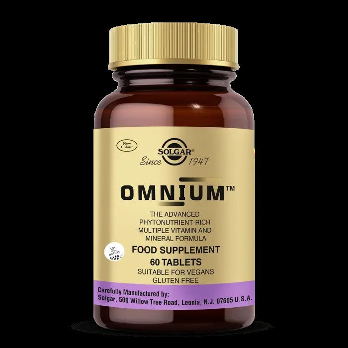 SOLGAR Omnium™  60 Tablet Vitamin-Mineral & Fitobesin Kompleksi