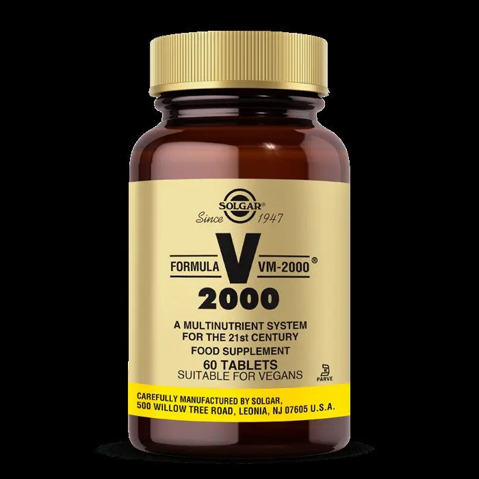 SOLGAR VM-2000 Formula 60 Tablet VM-2000® Multivitamin & Mineral (Kopya)