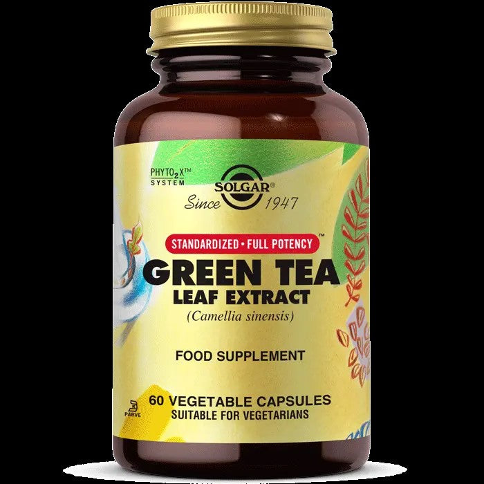 SOLGAR Green Tea Leaf Extract Standardize Yeşil Çay Yaprak Ekstresi 60 KAPSÜL