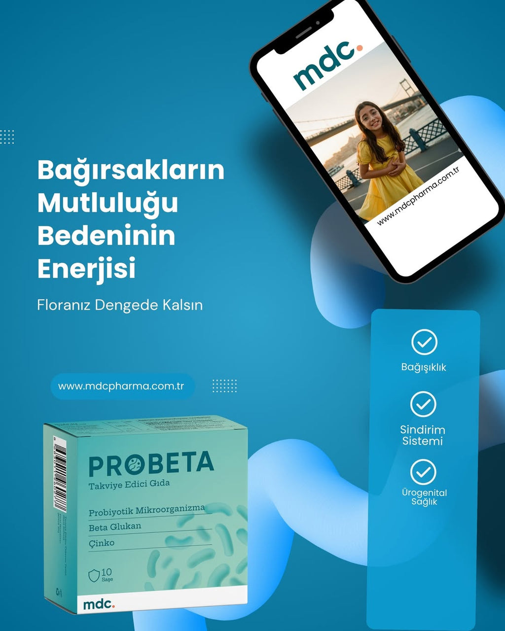 PROBETA Probiyotik 10 Saşe x 2'li paket MDC Pharma