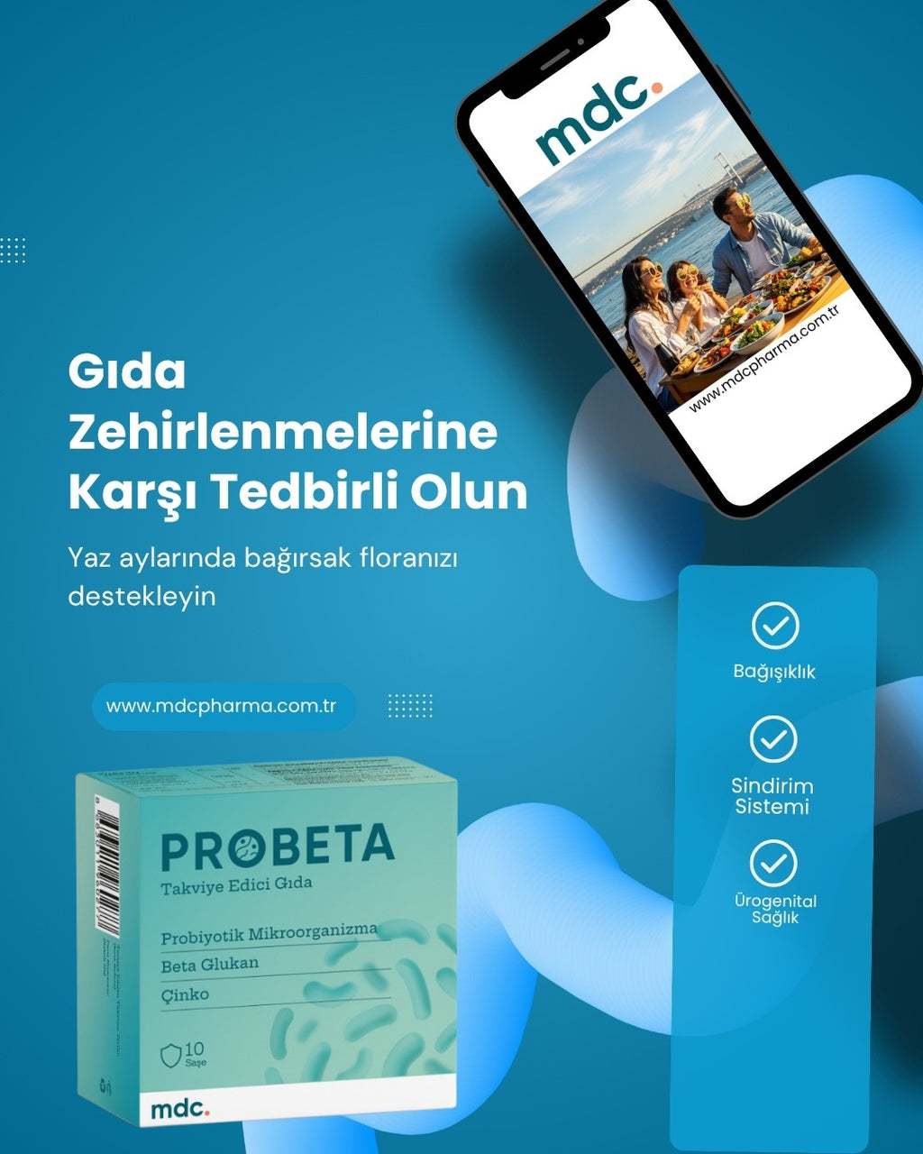 PROBETA Probiyotik 10 Saşe x 2'li paket MDC Pharma