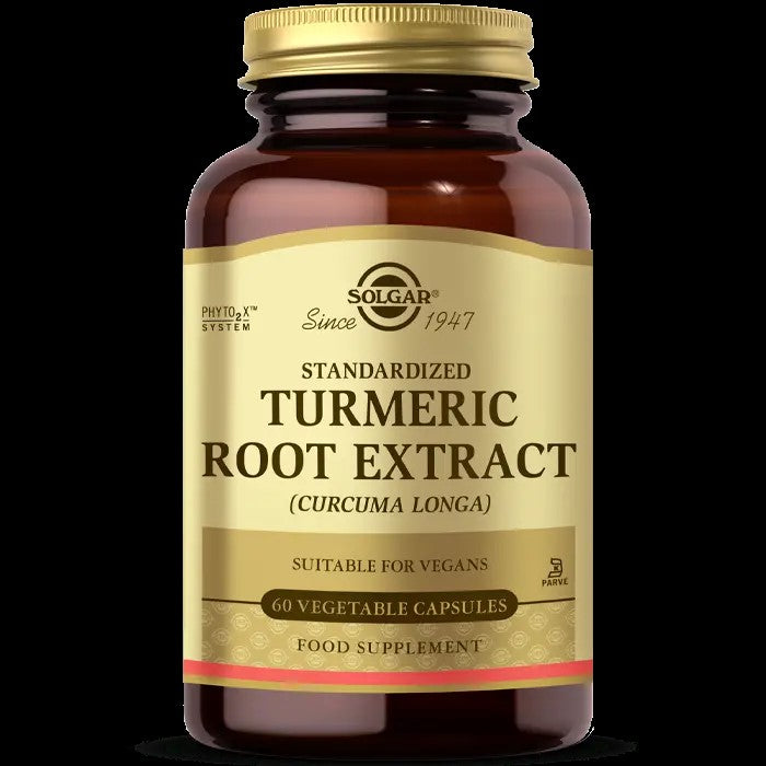 SOLGAR Turmeric Root Extract Standardize Zerdeçal Kök Ekstresi 60 KAPSÜL