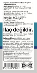 WEFORTİS Multivitamin Complex 60 Tablet
