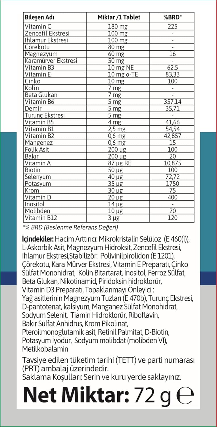 WEFORTİS Multivitamin Complex 60 Tablet
