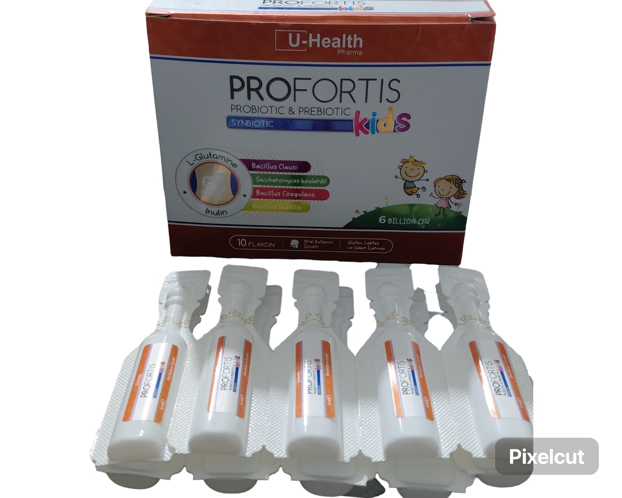 U-Health Pharma Profortis Probiyotik ve Prebiyotik Simbiyotik Çocuk / 10 Flakon