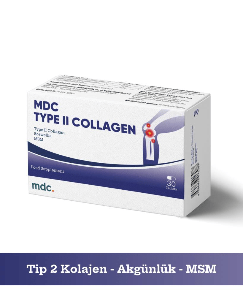 MDC Tip 2 Kolajen 30 Tablet x 2 'Lİ PAKET (TİP 2 KOLAJEN, MSM, AKGÜNLÜK)