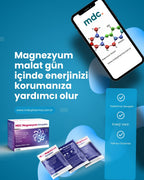 Magnezyum Complex 60 Tablet 125 Mg - Bisiglinat - Taurat - Malat - Sitrat - B6