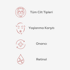 Ojijo London Kırışıklık Karşıtı, Onarıcı Retinol (a Vitamini) Gece Serumu 25 Ml