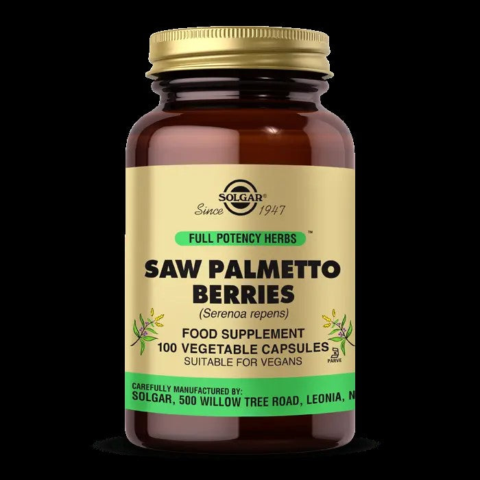 SOLGAR Saw Palmetto Berries 100 Kapsül Cüce Palmiye Meyvesi