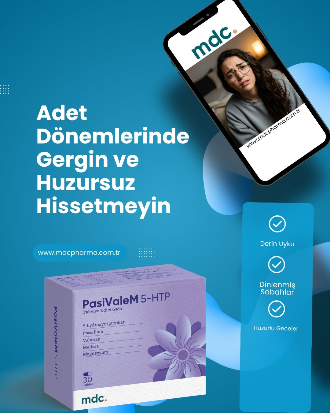 Pasivalem 5 Htp x  3'LÜ PAKET (MDC Pharma)