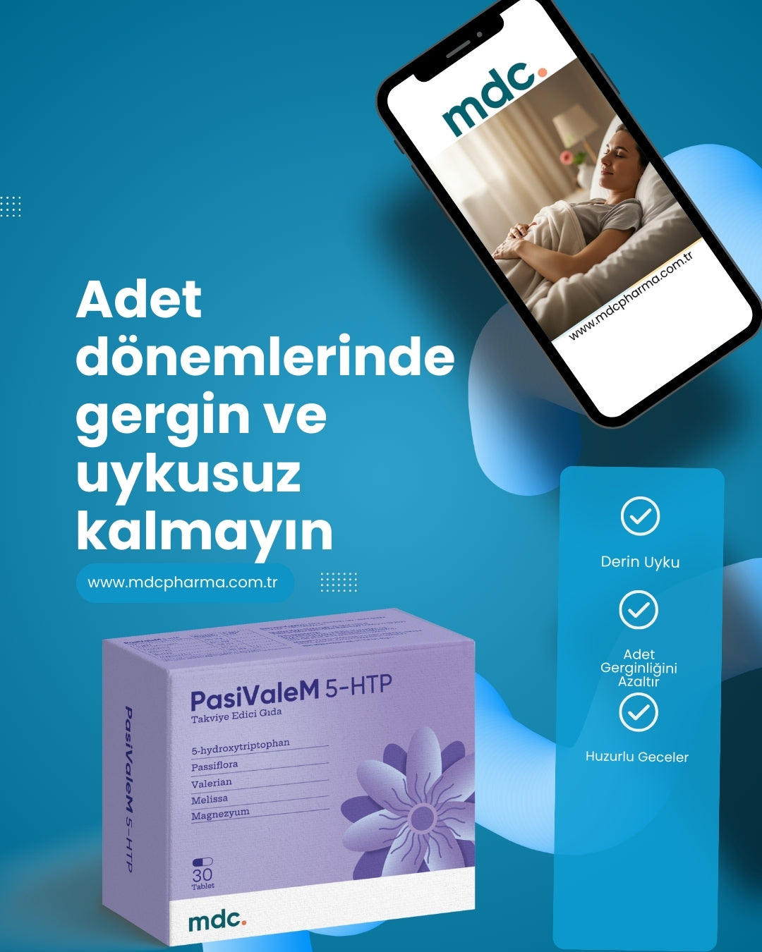Pasivalem 5 Htp x  3'LÜ PAKET (MDC Pharma)