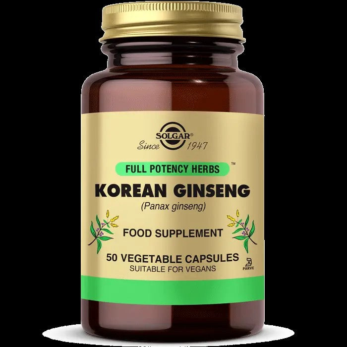 SOLGAR Korean Ginseng 50 Kapsül Kore Ginsengi