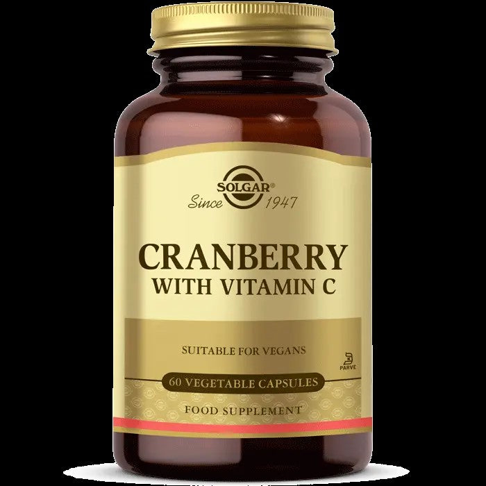 SOLGAR Cranberry With Vitamin C   60 KAPSÜL