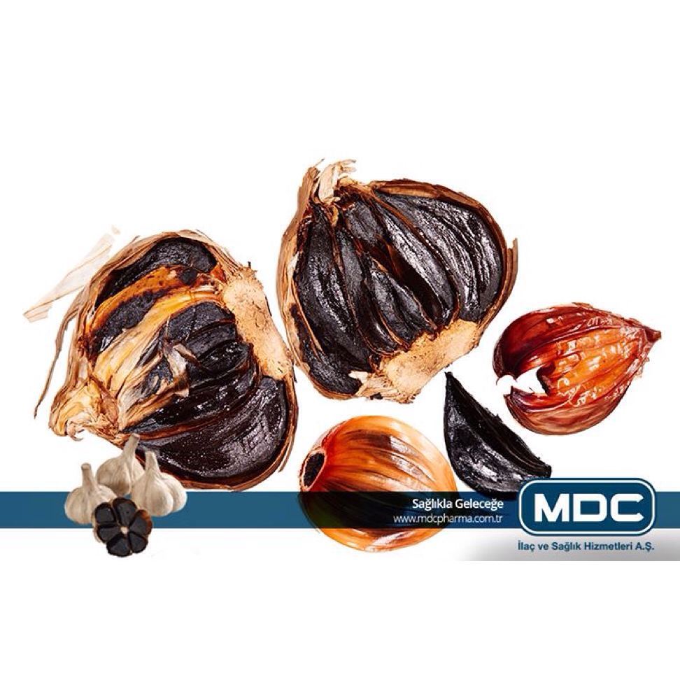 MDC Black Garlic 2'li Paket  (SİYAH SARIMSAK) 30 Tablet x 2 Paket