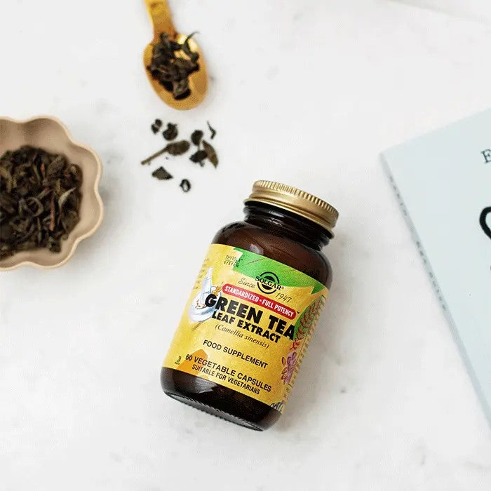 SOLGAR Green Tea Leaf Extract Standardize Yeşil Çay Yaprak Ekstresi 60 KAPSÜL