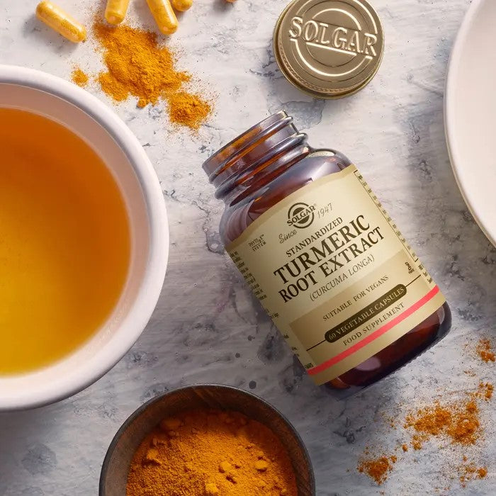 SOLGAR Turmeric Root Extract Standardize Zerdeçal Kök Ekstresi 60 KAPSÜL