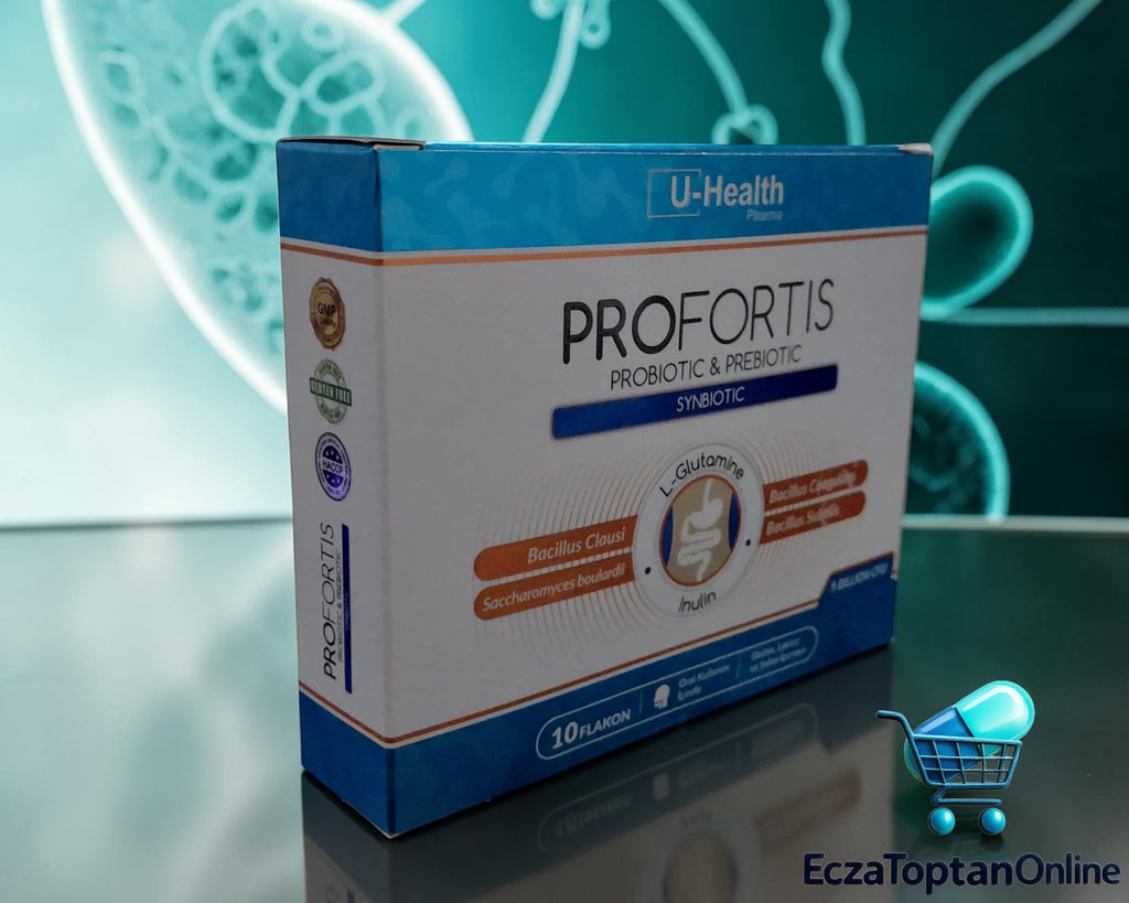 U-Health Profortis Probiyotik ve Prebiyotik İçeren 10 Flakon