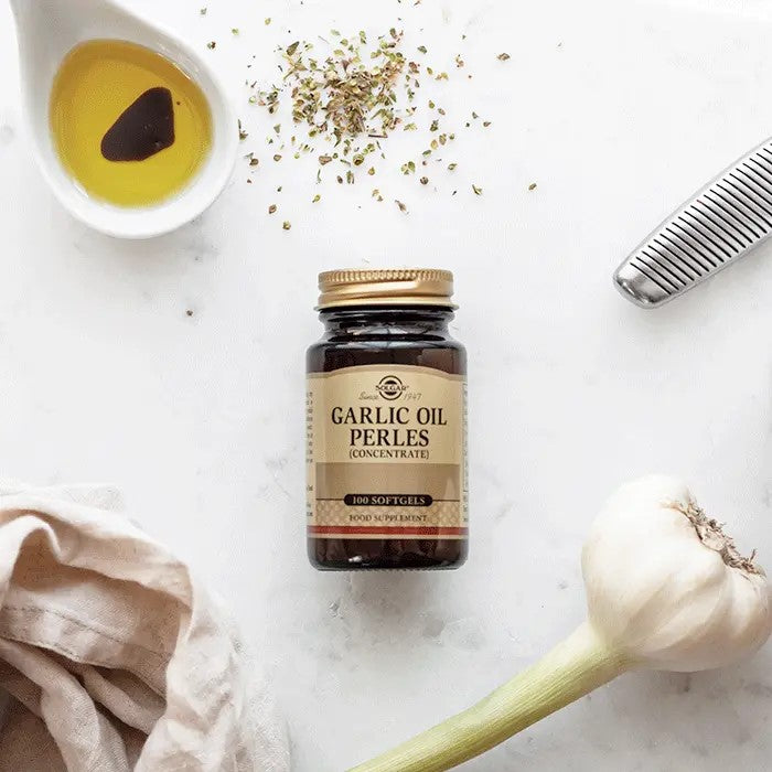 SOLGAR Garlic Oil Perles Sarımsak Yağı 100 Yumuşak Jelatin Kapsül