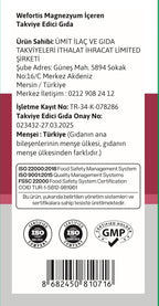 Wefortis Magnezyum Kompleks 3’ü 1 Arada 60 Tablet