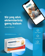 MDC Pemovo Plus 30 Tablet (SAF YUMURTA KABUĞU ZARI, TİP 2 KOLAJEN, ŞEYTAN PENÇESİ VE ZERDEÇAL EKSTRESİ)