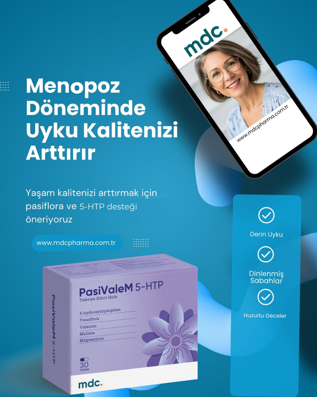 Pasivalem 5 Htp x  3'LÜ PAKET (MDC Pharma)