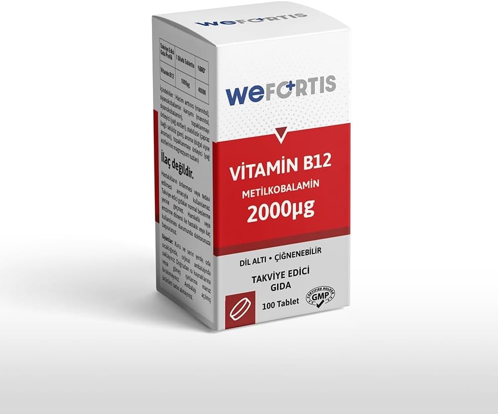 Wefortis B12 (Methylcobalamin) 100 Çiğneme Tablet