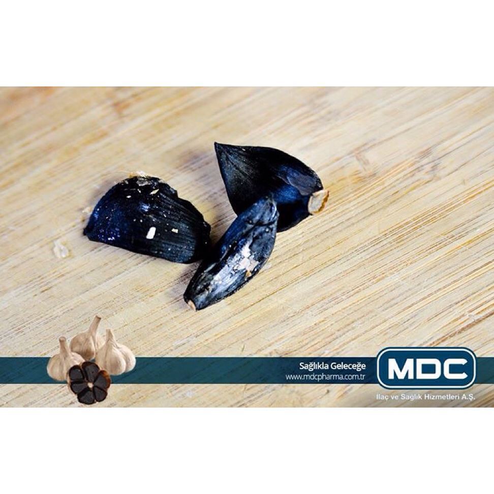 MDC Black Garlic 2'li Paket  (SİYAH SARIMSAK) 30 Tablet x 2 Paket